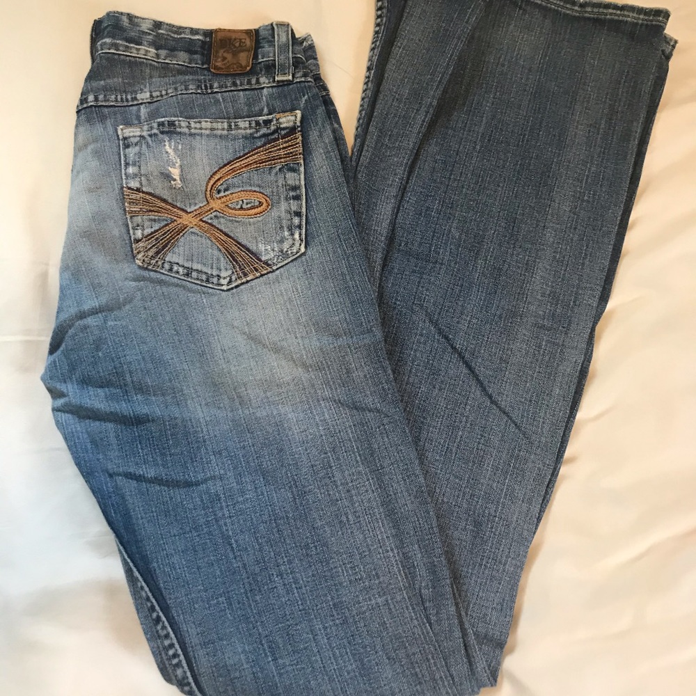 BKE bootcut jeans, 30 x 35 1/2.